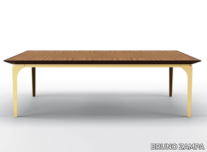 WANDA - Rectangular walnut dining table _ BRUNO ZAMPA