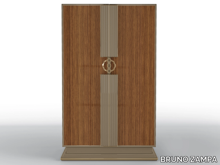 CONCORDE - Walnut wardrobe _ BRUNO ZAMPA