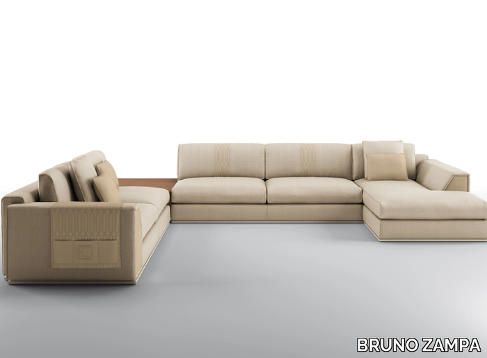 AMBASSADOR - Sectional fabric sofa _ BRUNO ZAMPA