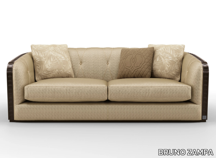 BAUHAUS - 3 seater fabric sofa _ BRUNO ZAMPA