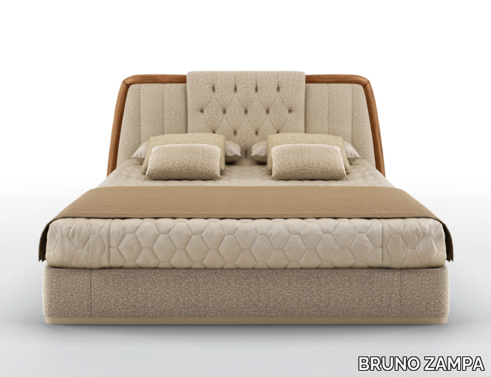 BERNINI XYLO - Upholstered velvet king size bed _ BRUNO ZAMPA