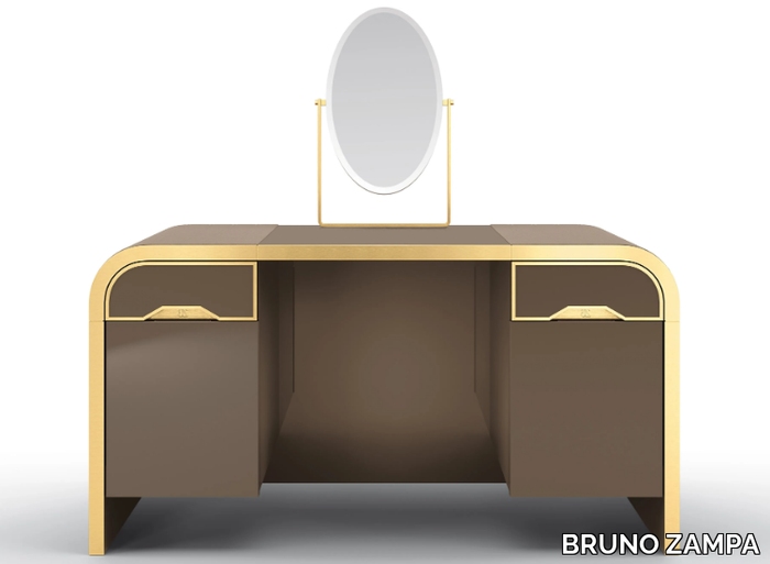 EMANUELLE - Multi-layer wood dressing table _ BRUNO ZAMPA