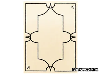 SHIRLEY - Rectangular wool rug with geometric shapes _ BRUNO ZAMPA