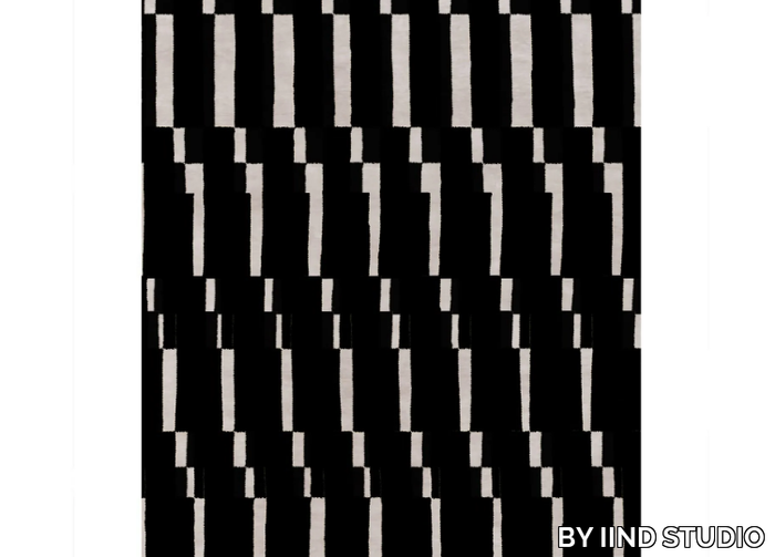 VILLAPIANA - Rectangular handmade wool rug _ BY IIND STUDIO