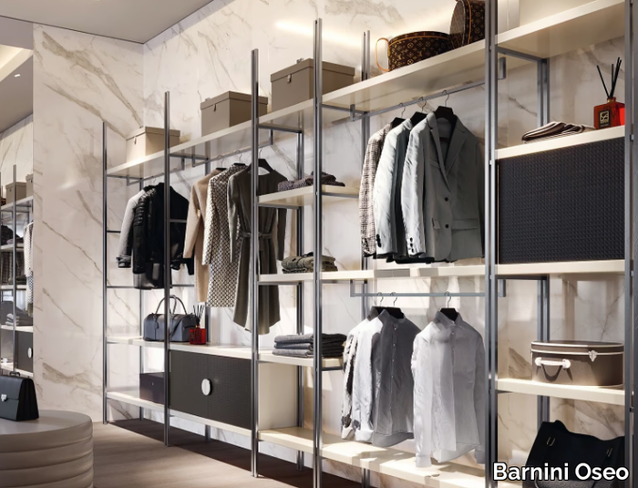 ROBERTO BARNINI - Wooden walk-in wardrobe _ Barnini Oseo