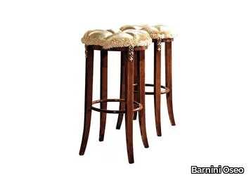 REGGENZA - High upholstered fabric stool _ Barnini Oseo