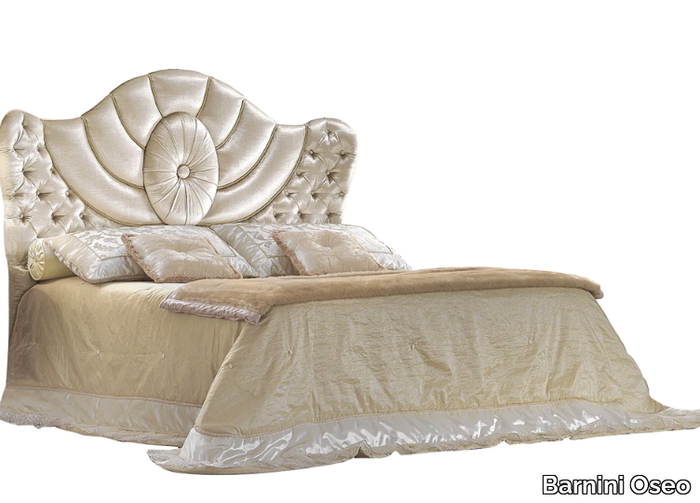 REGGENZA - Double bed with upholstered headboard _ Barnini Oseo