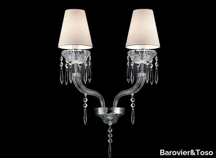 PRÉSIDENT - Venetian crystal wall lamp _ Barovier&Toso