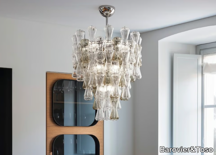 CLEPSYDRA - Venetian crystal pendant lamp _ Barovier&Toso