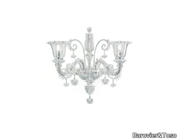 VENEZIA 1925 - Venetian crystal wall lamp _ Barovier&Toso