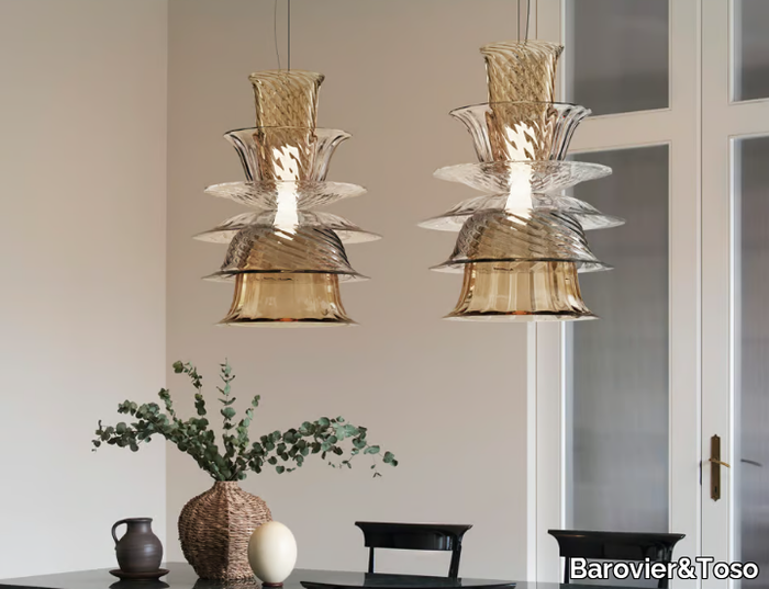 CAMPANULA - Venetian crystal pendant lamp _ Barovier&Toso