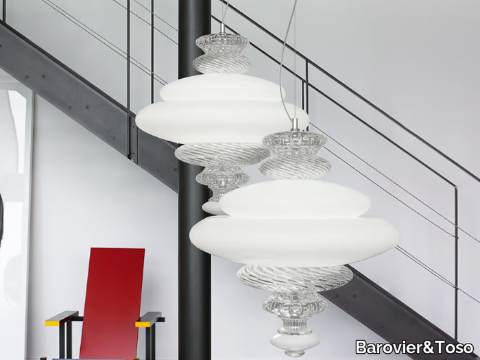 PIGALLE - Venetian crystal pendant lamp _ Barovier&Toso