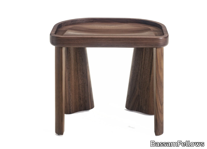 CLUSTER - Stackable solid wood stool _ BassamFellows