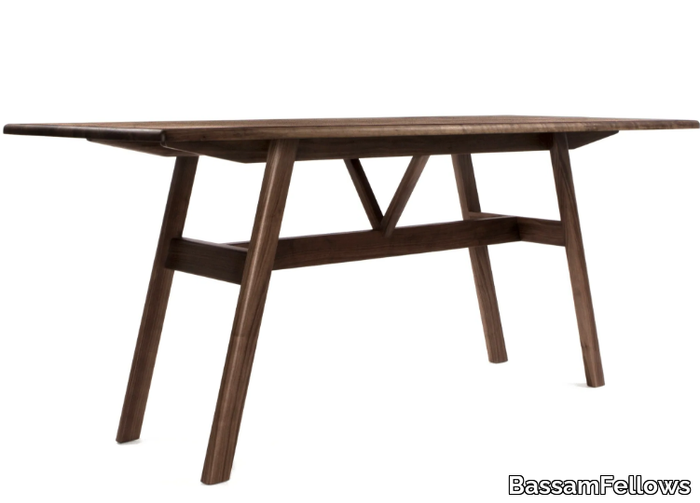 KANT - Rectangular solid wood counter table _ BassamFellows