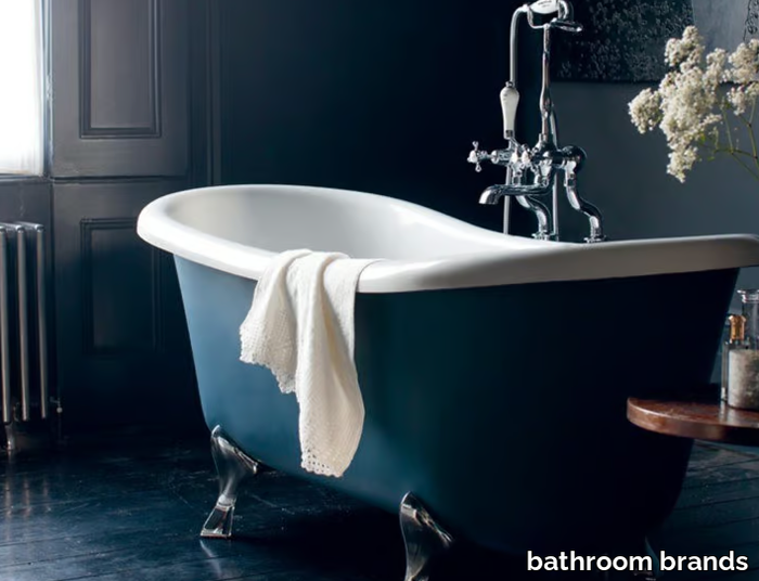 BATEAU - Oval acrylic bathtub on legs _ bathroom brands