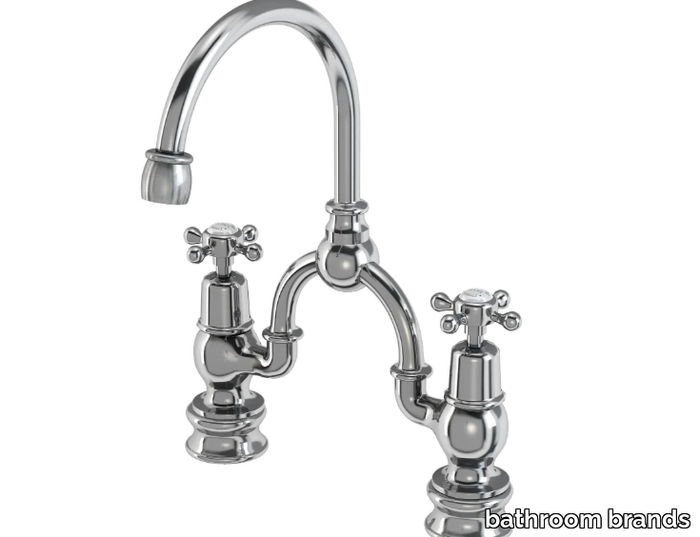 CLAREMONT REGENT - 2 hole bridge mixer _ bathroom brands