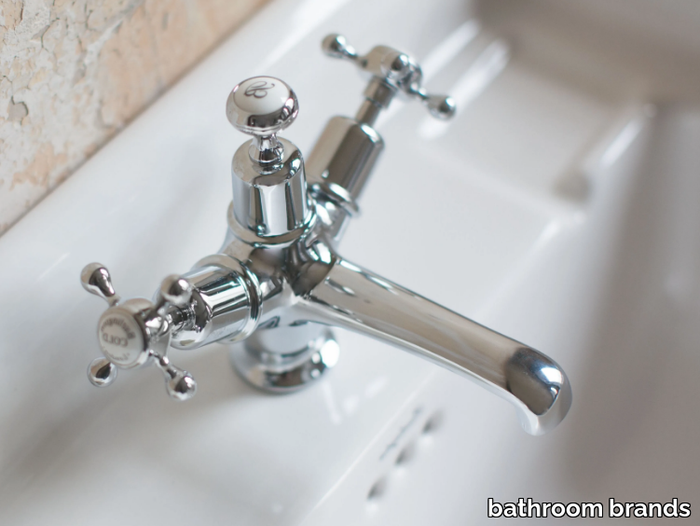CLAREMONT - 1 hole washbasin mixer with pop up waste _ bathroom brands