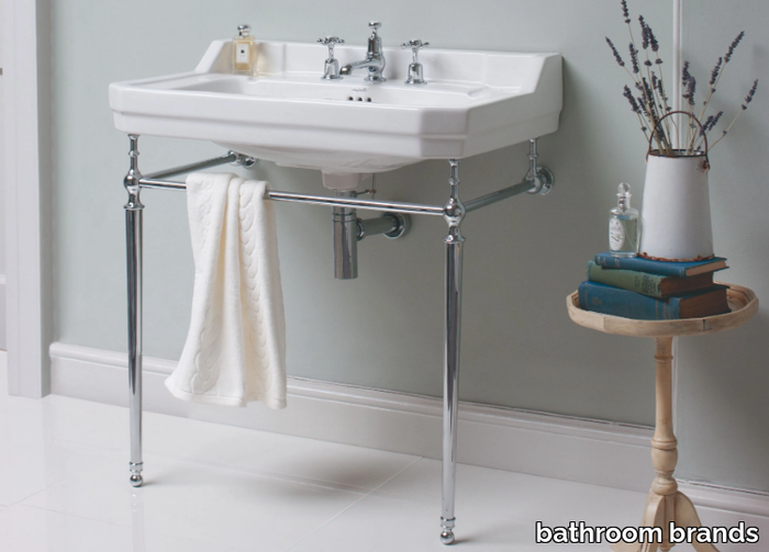 EDWARDIAN - Console Vitreous China washbasin with overflow _ bathroom brands