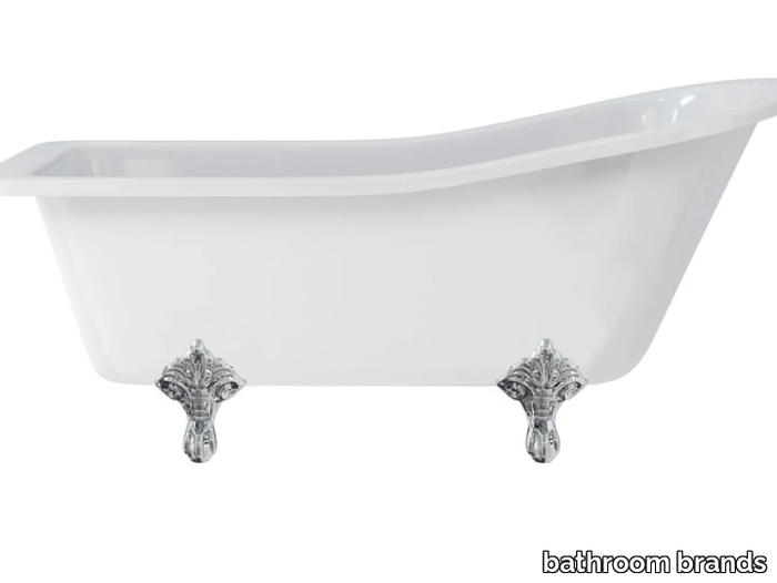 HAREWOOD - Oval acrylic bathtub on legs _ bathroom brands