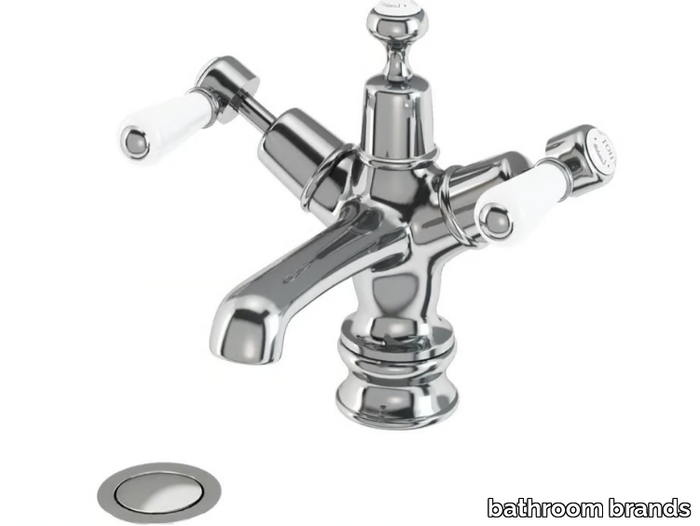 KENSINGTON REGENT - 1 hole washbasin mixer with automatic pop-up waste _ bathroom brands