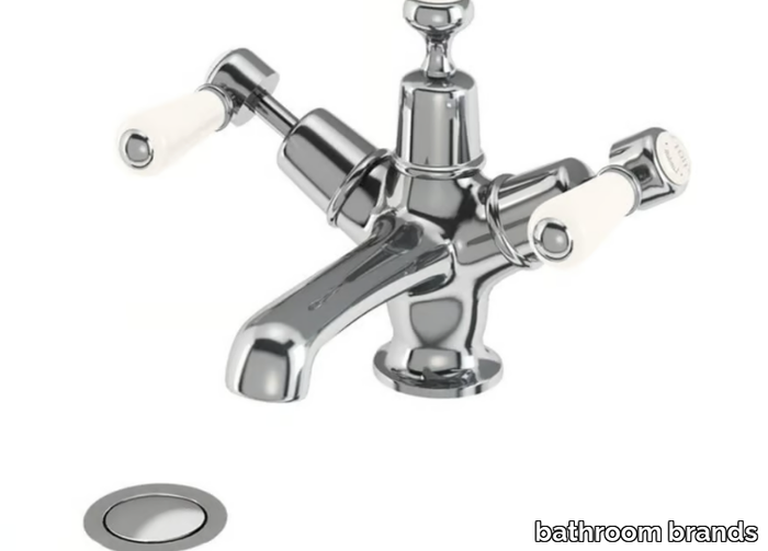 KENSINGTON - Countertop washbasin mixer with automatic pop-up waste _ bathroom brands