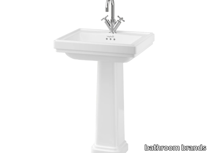 RIVIERA - 580mm Pedestal Basin _ bathroom brands