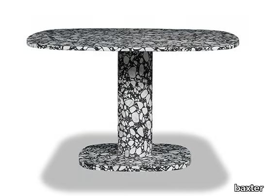 MATERA - Marble garden table _ BAXTER