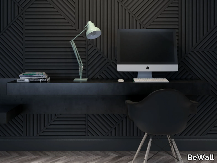 STRIPES - 3D effect geometric wallpaper _ BeWall