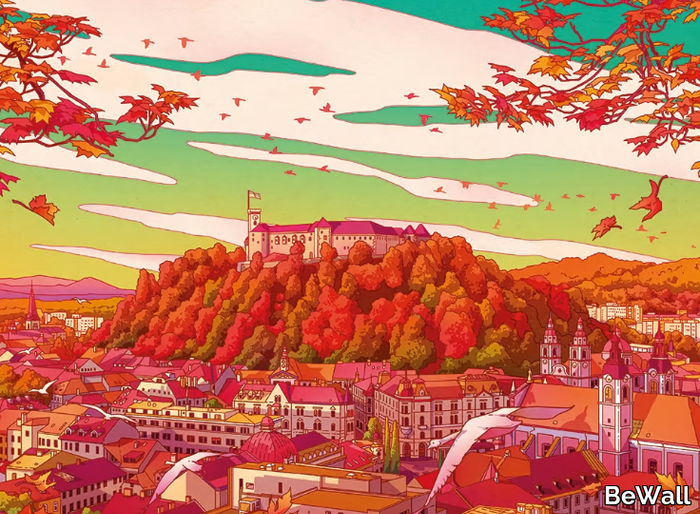 LJUBLJANA - Landscape wallpaper _ BeWall