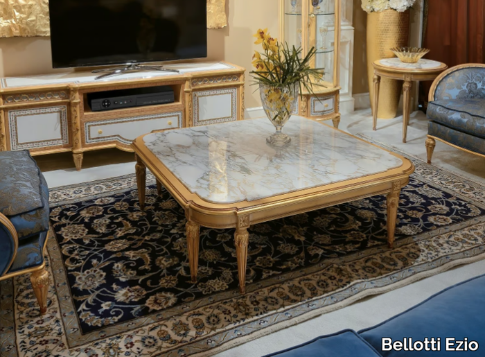 4970 - Square wooden coffee table _ Bellotti Ezio