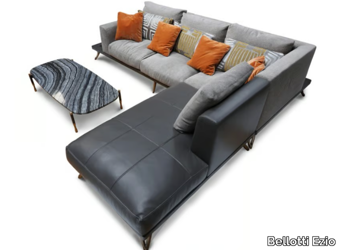 ARES - 3 seater leather sofa _ Bellotti Ezio