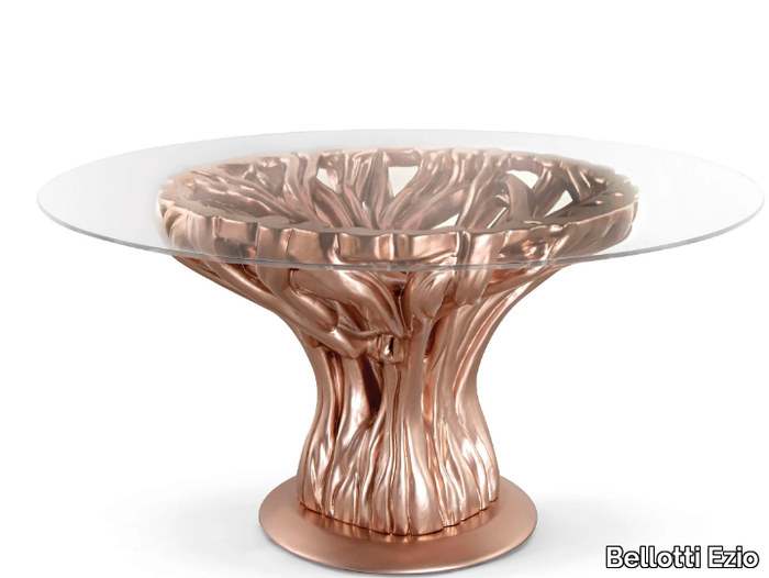 CROMIE - Wood and glass living room table _ Bellotti Ezio