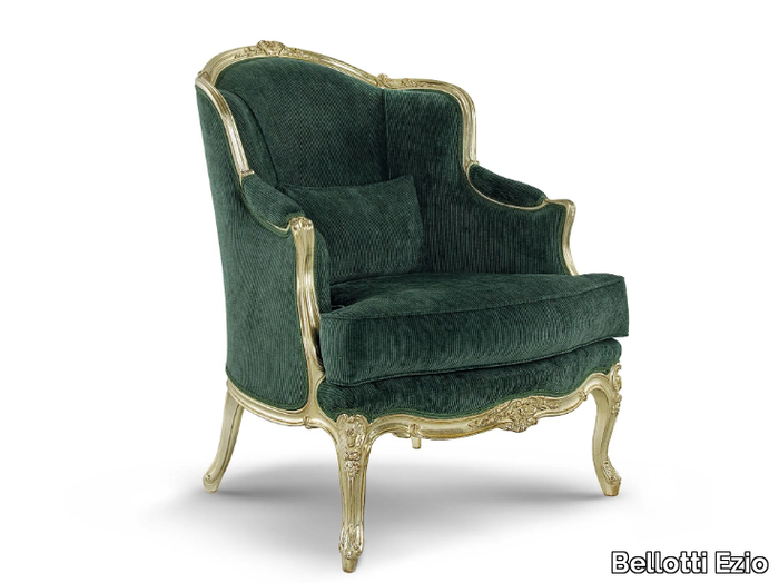 CROMIE - Fabric armchair with armrests _ Bellotti Ezio