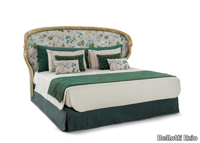 CROMIE - Fabric double bed with upholstered headboard _ Bellotti Ezio