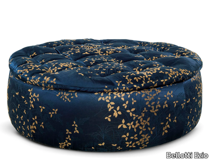 CROMIE - Round fabric pouf _ Bellotti Ezio