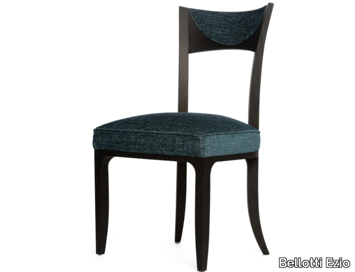 ICO - Open back ash chair with integrated cushion _ Bellotti Ezio