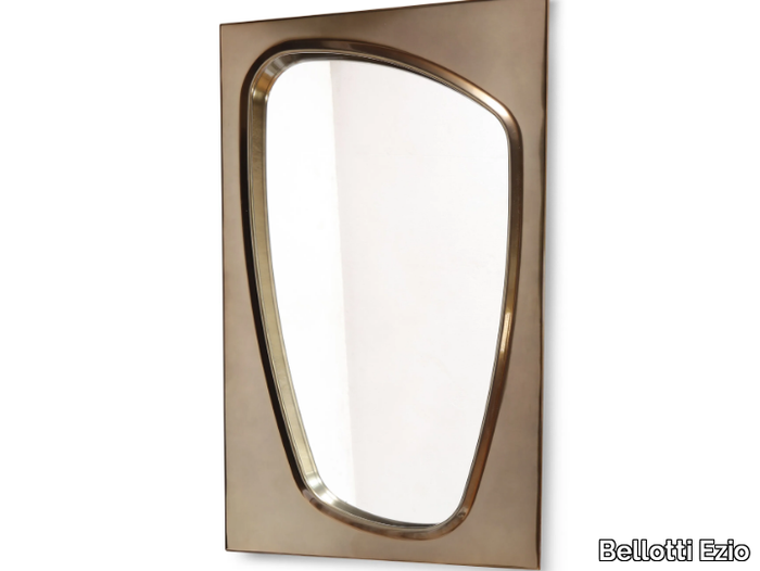 LAPETO - Framed wall-mounted wooden mirror _ Bellotti Ezio