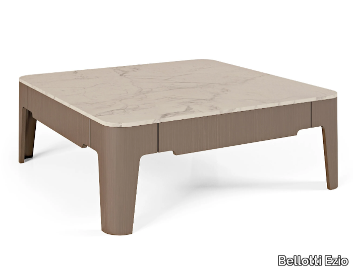 PALAIS ROYAL - Low marble coffee table for living room _ Bellotti Ezio