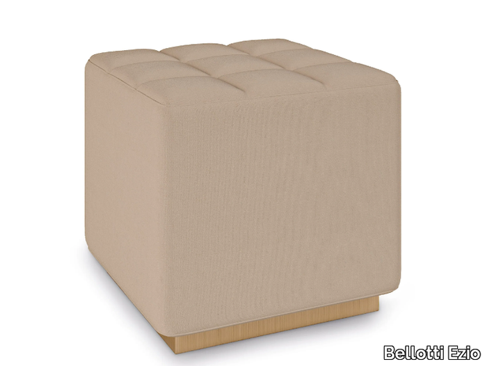 PARK AVENUE - Square fabric pouf _ Bellotti Ezio