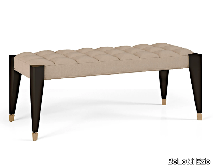 PARK AVENUE - Tufted upholstered microfiber bench _ Bellotti Ezio