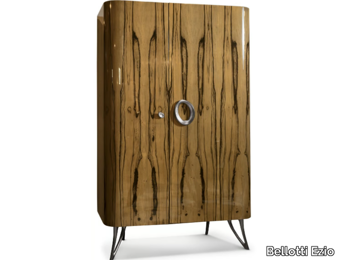 ZEUS - Ebony bar cabinet with integrated lighting _ Bellotti Ezio