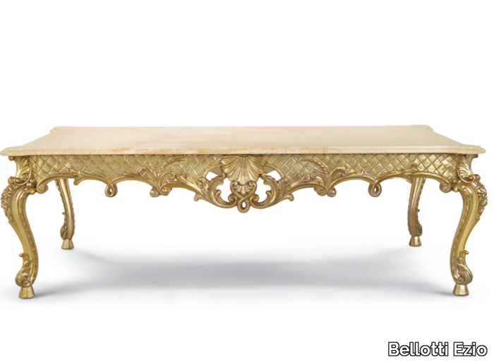 CROMIE - Rectangular marble coffee table _ Bellotti Ezio