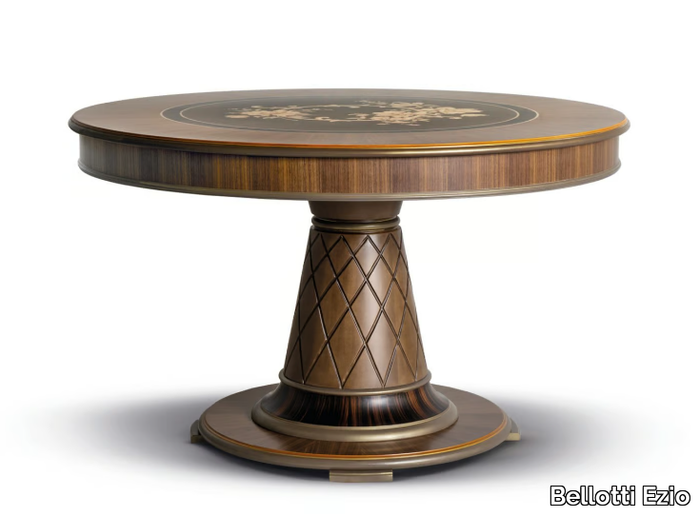 CROMIE - Round solid wood table _ Bellotti Ezio