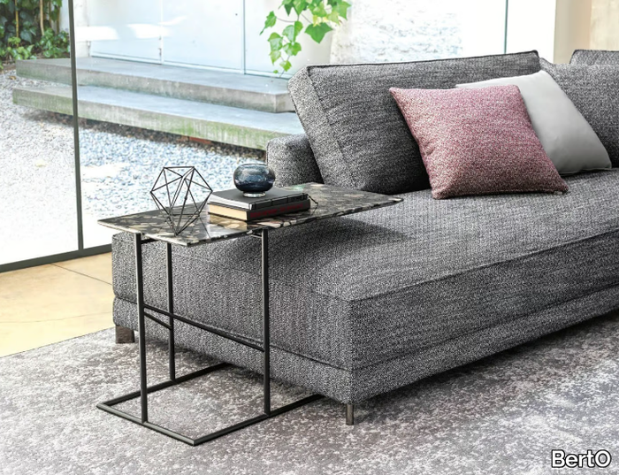 KING - Rectangular marble side table _ BertO