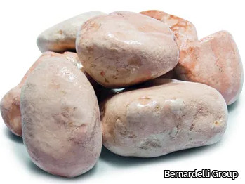 PEBBLE GARDA PINK - Natural stone decorative pebbles _ Bernardelli Group