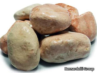 PEBBLE CORAL PINK - Natural stone decorative pebbles _ Bernardelli Group