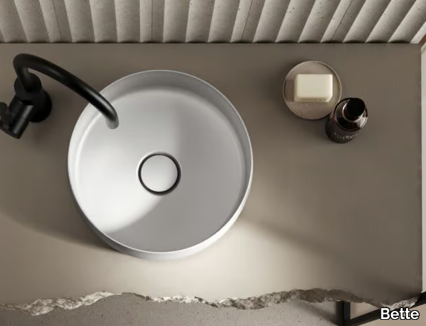 BETTELIV SHELL - Round countertop washbasin _ Bette