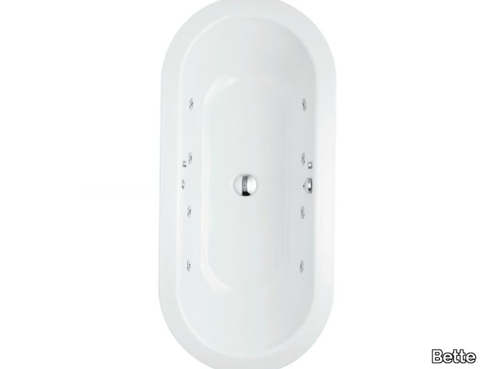 BETTEJET - Oval built-in bathtub _ Bette