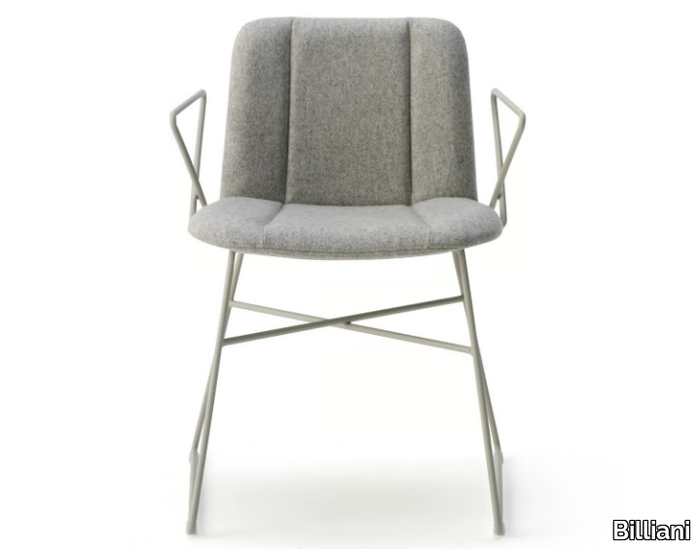 HIPPY 638 - Fabric chair with armrests _ Billiani