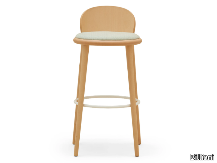 VERETTA 928 - High beech stool with integrated cushion _ Billiani